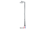 Bossini Nek colonna doccia da esterno con soffione 30cm e lavapiedi L00381